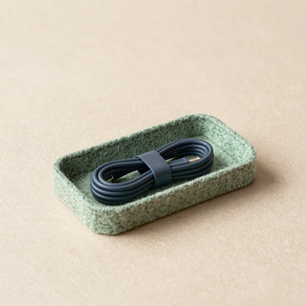 Recycled Felt Cable Organizer